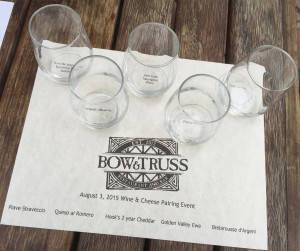 Wine and Cheese Mondays at Bow and Truss